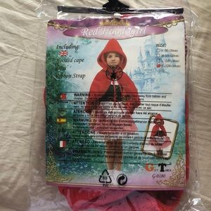 Red hood girl costume